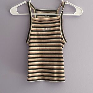 Hollister striped tank top
